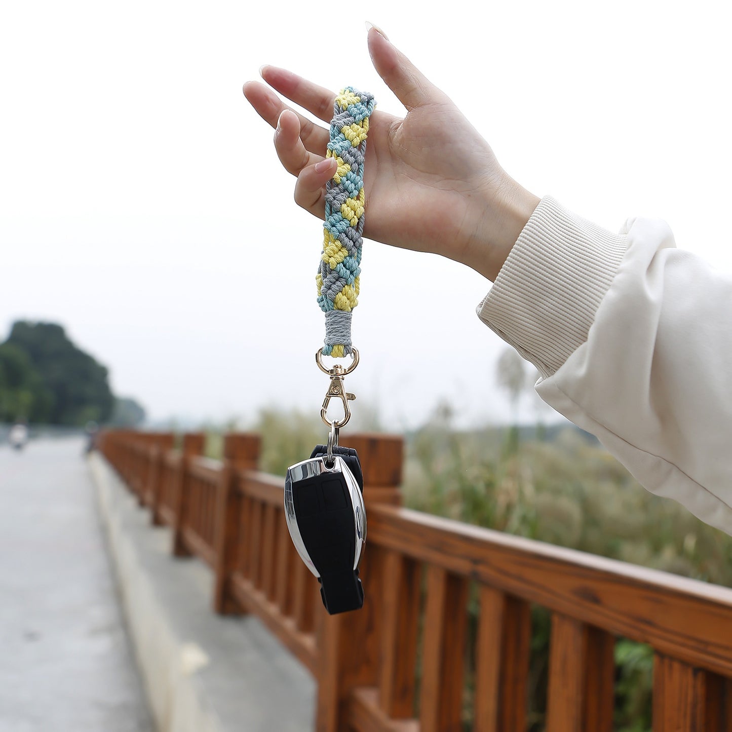 Handmade Cotton Cord Key Chain